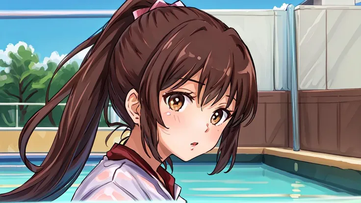 masterpiece, best best quality, 8k,
raw photo,
<lora:Yuna_Toomi.v2-000003:0.85> yuna toomi,
small brown eyes, ponytail, 
1girl, (solo)
("   ":1.2)
swimingpool
"      "  
<lora:sxz-2dicon:0.8> 2dicon of, 2dicon portrait of