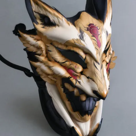 <lora:creepymasks_60:1.0> , (creepymasks, mask:1.0), (person wearing a mask with:1.0), animal focus, anmitsuya, colored eyelashes, from side, full body, highres, no humans, pokemon \(creature\), simple background, smoke, solo, white background