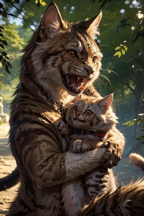 cat monster,
cute,
Joy,Happiness,Vitality,depth of field,
(realisitc:1.2) <lora:EdobMonsterFemale_v1.0:0.7>