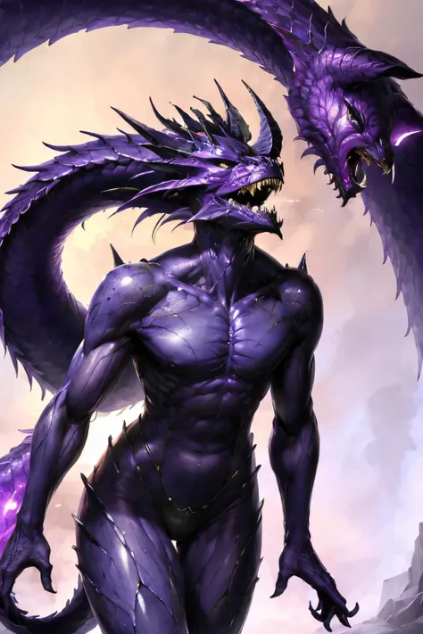 (Realisitc:1.5) Purple and blue woman monster, <lora:EdobMonsterFemale_v1.0:0.7>