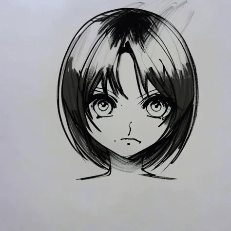 mchozn, (black and white manga art), (masterpiece, best quality, ultra-detailed, highres), solo, monochrome, greyscale, sketch, traditional media, portrait, simple background, 1girl, looking at viewer, short hair, lips, hood, smile, long hair, upper body, grey background,(sketch), (detailed linework) , Masterpiece, Ultra detailed, great composition, (Highest picture quality), (Master's work), extreme light and shadow, masterpiece, rich in detail, (highest quality), (masterpiece), (detailed eyes), (canvas sketch), (drawing with mechanical pencil), (straight-on), full body, (extremely detailed manga wallpaper),(masterpiece), (best quality), (ultra-detailed), (best illustration),(best shadow),perfect lighting , perfect anatomy, mzchozn