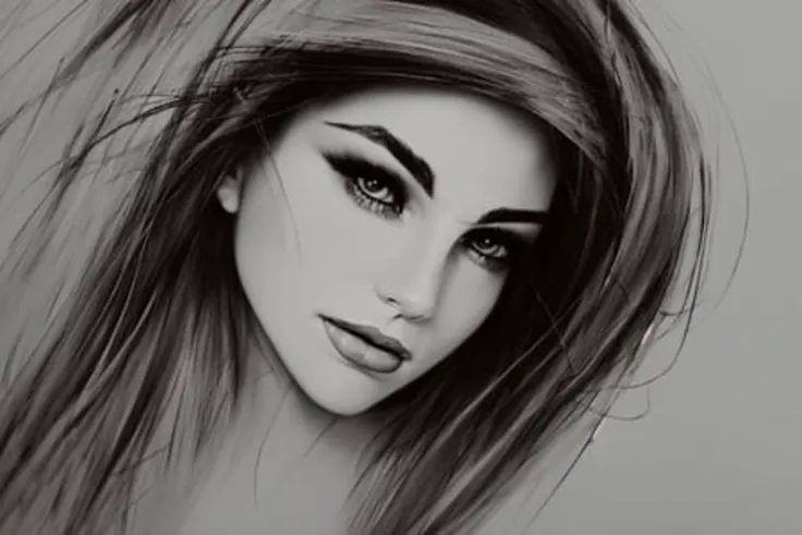 mchozn,1girl, (masterpiece, best quality, ultra-detailed, highres), perfect face, sidelighting, lustrous skin,(bloom), (shine), lighting, ray tracing, sci-fi, greyscale,  monochrome, solo, smile, portrait, parted lips, looking at viewer,  braid, long hair, close-up, (sketch), (detailed linework) ,  depth_of_field,very detailed background, highly detailed background, Masterpiece, Ultra detailed, great composition,Dynamic angle,[Bottle bottom],(wide shot), extremely delicate and beautiful,(Highest picture quality), (Master's work),   depth of field, solo, extreme light and shadow, masterpiece, rich in detail, (fine features), (highest quality), (masterpiece), (detailed eyes), (beautiful) detailed,beautiful detailed eyes,(straight-on), full body, cyberpunk:1, flower petals falling, (extremely detailed CG unity 8k wallpaper),(masterpiece), (best quality), (ultra-detailed), (best illustration),(best shadow),perfect lighting , perfect anatomy