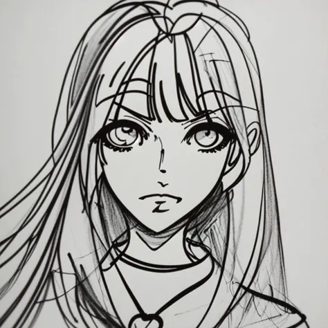 mchozn, (black and white manga art), (masterpiece, best quality, ultra-detailed, highres), solo, monochrome, greyscale, sketch, traditional media, portrait, male focus, simple background, 1girl, looking at viewer, short hair, lips, hood, smile, long hair, upper body, parted lips, nose, grey background,(sketch), (detailed linework) , Masterpiece, Ultra detailed, great composition, (Highest picture quality), (Master's work), extreme light and shadow, masterpiece, rich in detail, (highest quality), (masterpiece), (detailed eyes), (canvas sketch), (drawing with mechanical pencil), (straight-on), full body, (extremely detailed manga wallpaper),(masterpiece), (best quality), (ultra-detailed), (best illustration),(best shadow),perfect lighting , perfect anatomy, mzchozn