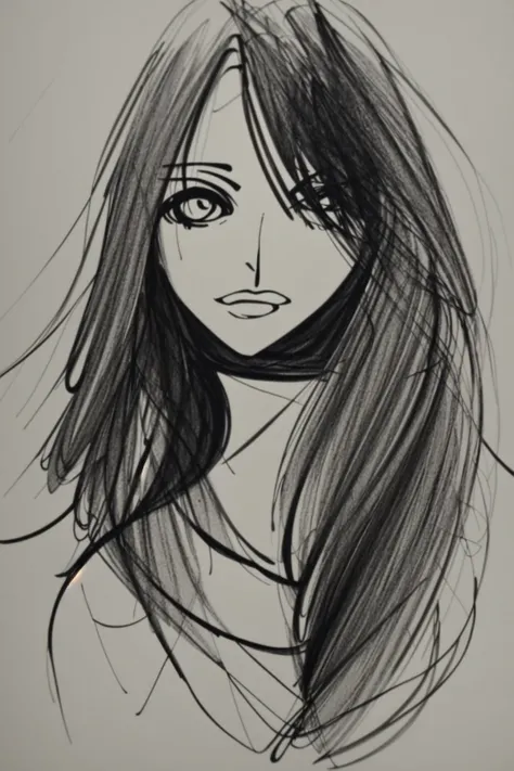 mchozn, (black and white manga art), (masterpiece, best quality, ultra-detailed, highres), solo, monochrome, greyscale, sketch, traditional media, portrait, male focus, simple background, 1boy, 1girl, looking at viewer, graphite \(medium\), closed mouth, hair intakes, white background, short hair, lips, hood, smile, long hair, upper body, parted lips, nose, grey background,(sketch), (detailed linework) , Masterpiece, Ultra detailed, great composition, (Highest picture quality), (Master's work), extreme light and shadow, masterpiece, rich in detail, (highest quality), (masterpiece), (detailed eyes), (canvas sketch), (drawing with mechanical pencil), (straight-on), full body, (extremely detailed manga wallpaper),(masterpiece), (best quality), (ultra-detailed), (best illustration),(best shadow),perfect lighting , perfect anatomy, mzchozn
