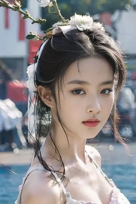 1girl,Semi naked,<lora:liuyifei:1.2>