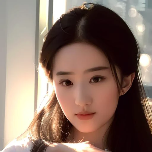 one nude asian girl 18 years old with slender body, young face, visible armpits, sideburns, messy hair, posing on bed with white sheets, full body photo, bright room, window, sunlight, white sunbeams, 4k, realistic, ultra detailed, detailed, masterpiece, highres, by Jeremy Lipking, by Antonio J Manzanedo, (by Alphonse Mucha:0.4) ((Ultra detailed)), (portrait) <lora:guofeng3_v32Light:0.2> <lora:liuyifei_10:0.9>