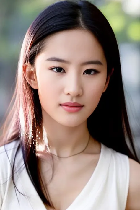 (hyperrealistic),(photorealistic:1.4),(realistic, photo-realistic:1.2),best quality, ultra high res,(nude:1.2), (photorealistic:1.4), 1girls,huge breast,solo focus, high nose bridge, frills, ((puffy eyes)), looking at viewer, full body, medium hair,oval face,liuyifei, <lora:liuyifei_10:0.8> ,taut shirt,(yoga pants:0.5),