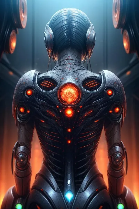 In a futuristic spaceship, a beautiful girl whose body is a perfect combination of human flesh and machinery, the pinnacle of future nano-mechanical biotechnology, is the pinnacle of futuristic technology nanobiotechnology, back-shot,close-up-shot,
(masterpiece),(best quality),(HDR),8k resolution,details, detailed background, natural Soft lighting,(vibrant colors:1.5),epiCRealism,dreamwave,aesthetic,(stationary restraints:1.3),DonMM4ch1n3W0rld ,scifi, tech, futuristic, futurism,
(Static restraining device,Static Restraint:1.5), inside biomechanical chamber intricate biomechanical detail,
<lora:add_detail:1> <lora:Biomechanicals_v2_lora1500:0.01> <lora:epiCRealismHelper:0.8> <lora:SexMachine1:1><lora:Machine_World_SD15_version:0.2>