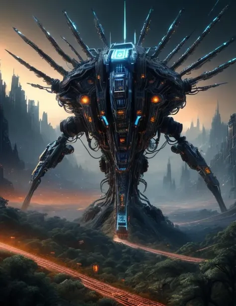 ((best quality)), ((masterpiece)), ((realistic,digital art)), (hyper detailed),DonMM4ch1n3W0rld Colossal Invention, Microprocessors,Tilt-adjustable,Override Controls,User-friendly Design, Ripple, Chiseled, , octane rendering, raytracing, volumetric lighting, Backlit,Rim Lighting, 8K, HDR, <lora:Machine_World_SD15_version-000009:1>