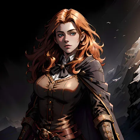 (masterpiece,detailed,highres:1.4) , cowboy shot,dynamic pose,detailed face, detailed eyes,
Hermione Granger,female 15 yo,ginger long curvy hair,magic wand,black cloak,magic background,
vibrant colors, hdr,