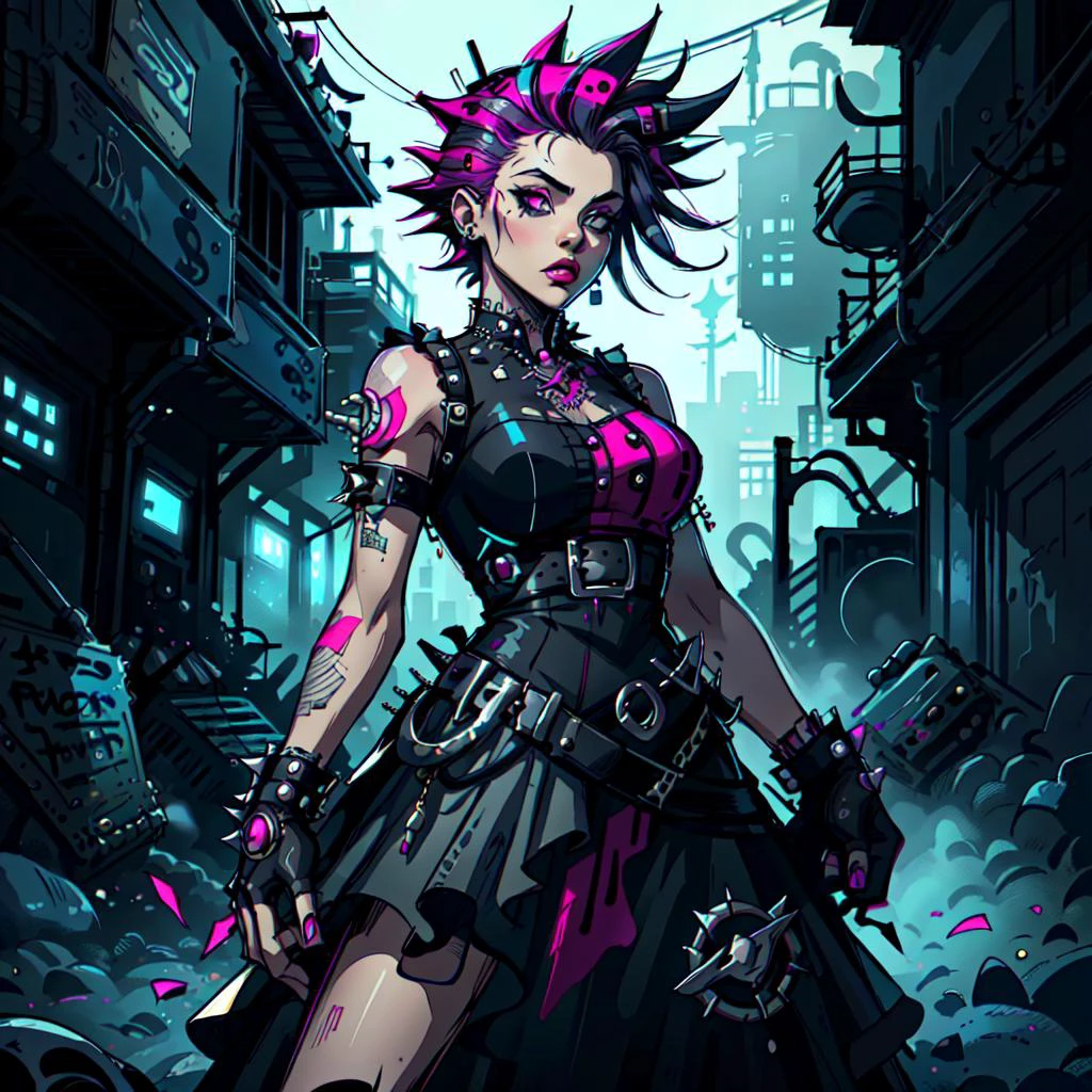 <lora:PunkPunkAI:.8>
PunkPunkAI
dress on woman , cluttered environment