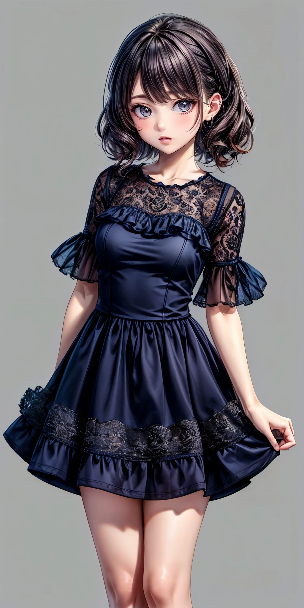masterpiece,ultra-detailed,best quality,8K,illustration,
girl ,middle breasts,<lora:more_details:1>,simple background,
<lora:jyoji one piece 1.0:0.6> jyojifuku, dress