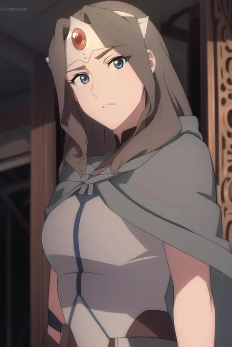 score_9, score_8_superior, score_7_superior, score_6_superior, score_5_superior, score_4_superior, Break Source_anime, masterpiece ,anime screencap,Kudrinie, Long Hair, bangs, Black Hair, Long sleeve, jewelry, ring, Iris,Cape, Severe, Outdoor, Leaning forward,Tied up with rope,gag,Struggling,superior半身