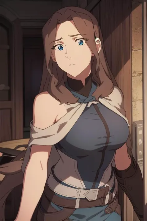 dotamirana, <lyco:miranav2-lyco-nochekaiser:1>,
(noheadband mirana:1.5), long hair, blue eyes, brown hair,
BREAK gloves, bare shoulders, boots, sleeveless, belt, pants, armor, brown footwear, black pants, knee boots, brown gloves, cape, blue cape,
BREAK looking at viewer,
BREAK indoors,
BREAK <lyco:GoodHands-beta2:1>, (masterpiece:1.2), best quality, high resolution, unity 8k wallpaper, (illustration:0.8), (beautiful detailed eyes:1.6), extremely detailed face, perfect lighting, extremely detailed CG, (perfect hands, perfect anatomy),