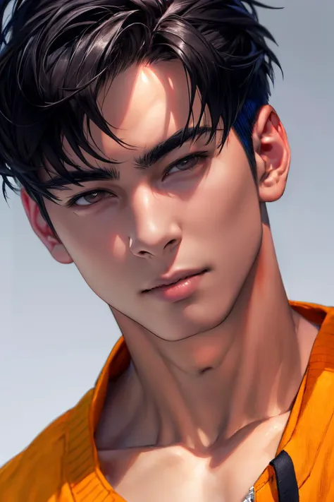 1boy, masterpiece, photorealistic, eunwoo,  black hair, dark brown eyes, handsome, asian boy, twink <lora:husbandoLocon_v33:0.15>  <lora:add_detail:0.4> <lora:eunwoo:0.65>