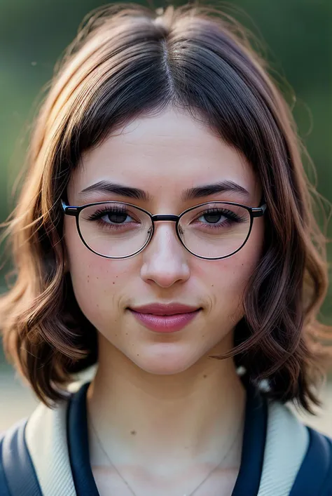 photo of beautiful (EPL34nB33fP4tty:0.99), a woman in ( cosmic, cloudy sky :1.1), perfect hair, wearing ( conductive  :1.2), wearing (glasses:1.2),  modelshoot style, (extremely detailed CG unity 8k wallpaper), professional majestic (photography by robert capa  :1.1), ( Kodak 616 Junior Camera ), 24mm, exposure blend, hdr, faded, extremely intricate, High Detail, Sharp focus, dramatic, soft cinematic light, (looking at viewer), (detailed pupils), cute smile, 24mm, 4k textures, soft cinematic light, adobe lightroom, photolab, elegant, ((((cinematic look)))), soothing tones, insane details, hyperdetailed, low contrast, ("I've got a bad feeling about this.":1.1), ( Ukiyo-e :1.2 )