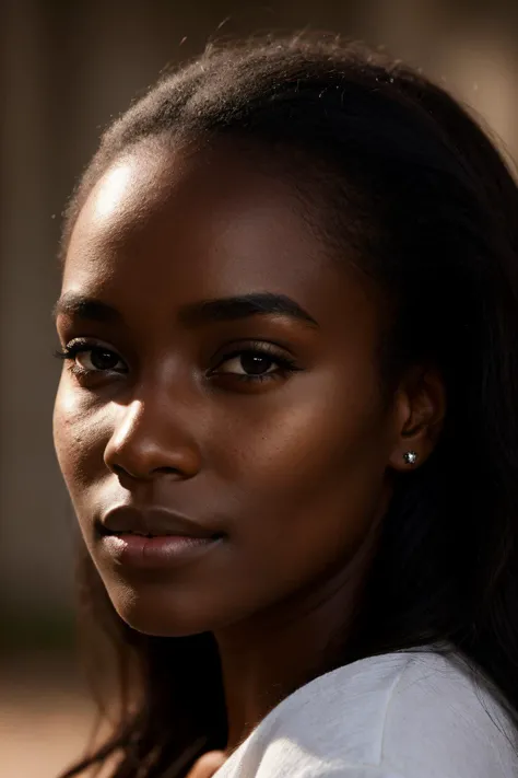 woman, dark skin, portrait, face, soft light, highly-detailed, ultra-realistic,
