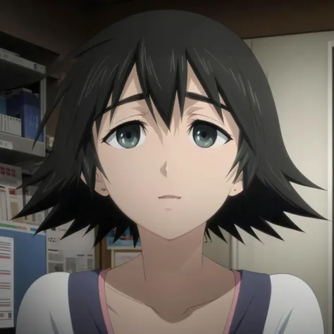 izumishimomura, izumi shimomura, short hair, black hair, big breasts, (black eyes:1.5), BREAK lingerie only, BREAK looking at viewer, BREAK indoors, BREAK (masterpiece:1.2), best quality, high resolution, unity 8k wallpaper, (illustration:0.8), (beautiful detailed eyes:1.6), extremely detailed face, perfect lighting, extremely detailed CG, (perfect hands, perfect anatomy), BREAK viewer from the perspective of a sweat rag Izumi is using. Izumi sighs with relief feeling the viewer, her sweat rag, collecting the sweat from her .  Extreme close-up of breasts and face. Shot covers entire breasts and some of face. Neck shot. Front view of breasts. Viewer is extremely close to breasts and can see sweat on them. Shot from below breasts. Full boob view.