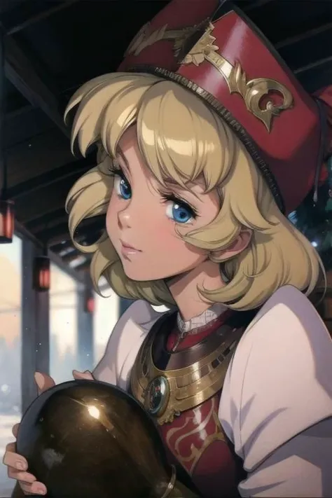 (masterpiece:1.1), (best quality:1.1), 1girl, Real light and shadow, anime face, 4k, 8k, wallpaper,epic, detail texture, blonde hair, (blue eyes:1.5), ((((blond hair:1.35, medium hair)))),intricate eyes,beautiful detailed eyes,symmetrical eyes,big eyes:1.5,(((lustrous skin:1.5,bright skin: 1.5,skin tanned,shiny skin,very shiny skin,shiny body,plastic glitter skin,exaggerated shiny skin,illuminated skin))),(detailed body,(detailed face)), cute, erotic,daring, (((medieval man armor,adventurer man armor,winter coat))),(((intricate outfit,intricate clothes, ushanka, embroidered outfit,ornate outfit,embroidered clothes,ornate armor))), (dynamic pose:1.0),happy,smile,(centered,scale to fit dimensions,Rule of thirds), ((snowy pine forest at night)), with dark stormy clouds,winter,scenery:1.25,((snow forest background)),Christmas tree, highres,sharp focus,(ultra detailed,extremely detailed),(photorealistic artwork:1.37),(extremely detailed CG unity 8k wallpaper),(((vibrant colors,vibrant theme))),(intricate),(masterpiece),(best quality),