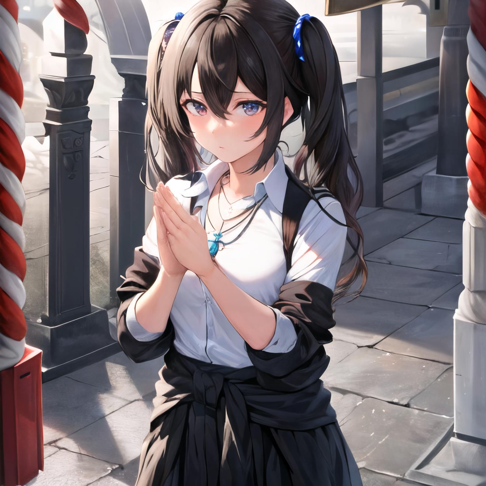 Praying pose v1.0