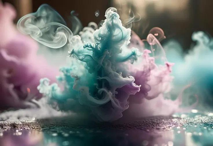 ((extremally close shoot)) (macro shoot), Smoke Wisps: Close-up of smoke wisps rising from incense, resembling ethereal creatures in soft pastel colors. (macro, abstract, pastel tones, swirling) BREAK, realistic, ((photorealistic)), extremely detailed, glass reflection, dark shadows, hard light hard shadows, shallow depth of field,highly detailed, high budget Hollywood film, , ((darkfull )) , detailed, focus on material