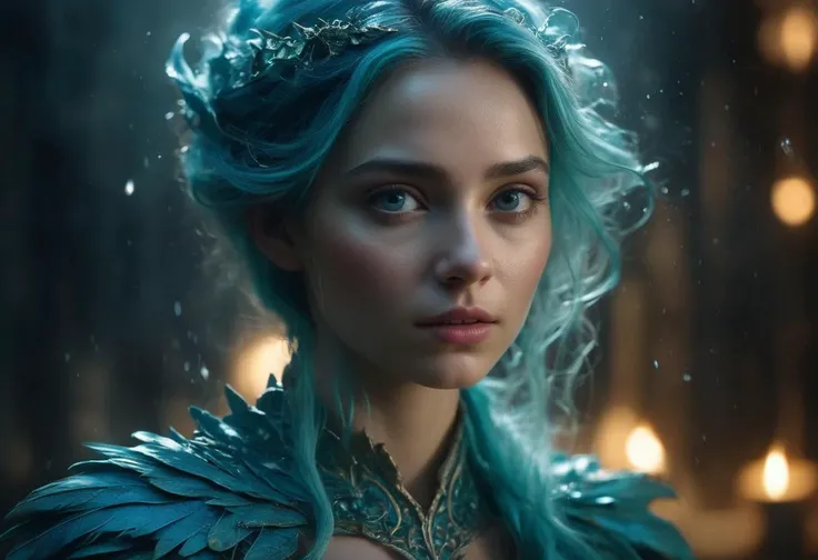 ((cinemtic shoot)) ((fantasy)) , ((rpg)), ((focus on character)), photo of 1 girl, petite body, 18 yo girl, slender, small breasts , feathered hair from orcs (orsimer) , as elementalist- wizard casting large arena elemental spell ((water , blue , cyan, magic)), body saturated with elemental magic, colored body, color magic splash, magic effects, magic everywhere ((cinematic magic splash effects)), colorfull magic, , crazy face BREAK, perfect detailed face, intricated skin, realistic, ((photorealistic)) rim lights, dark shadows, cinematic scene , movie shoot , dark, zPDXL , , defined muscles, extremely detailed, glass reflection, dark shadows, detailed hands, (realistic fingers:1.3), hard light hard shadows, ,vellus,subcutaneous veins,, shallow depth of field, vignette, highly detailed, high budget Hollywood film, cinemascope, moody, epic, gorgeous, detailed background , ((darkfull )) , detailed realistic toes SK_Fantasy