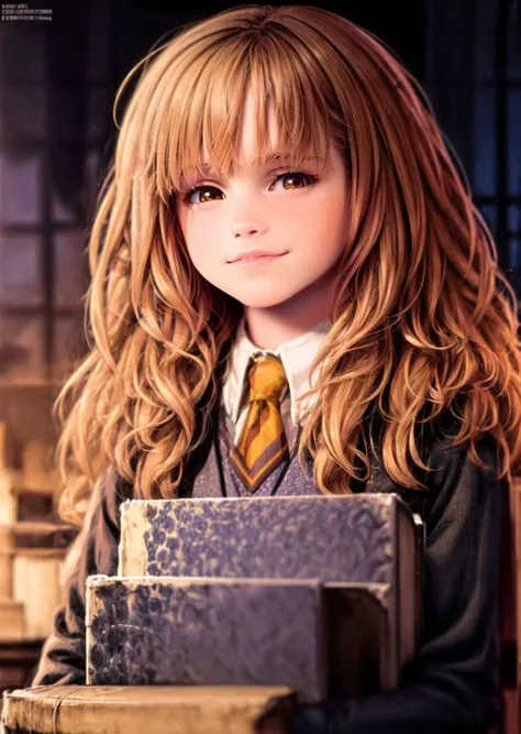 ((masterpiece:1.2, perfect, best work, very detailed illustration)) , <lora:hermaione:1> , 1girl, hermione , <lora:more_details:0.5>