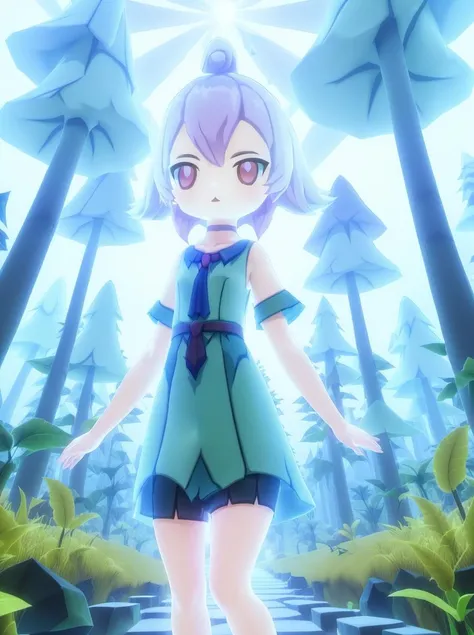 nelz, on forest, best quality, masterpiece, highres, absurdres, incredibly absurdres, huge filesize, wallpaper, colorful,8K,RAW photo, <lora:0_GI_Mels_All_In_One_00_00_002:1>