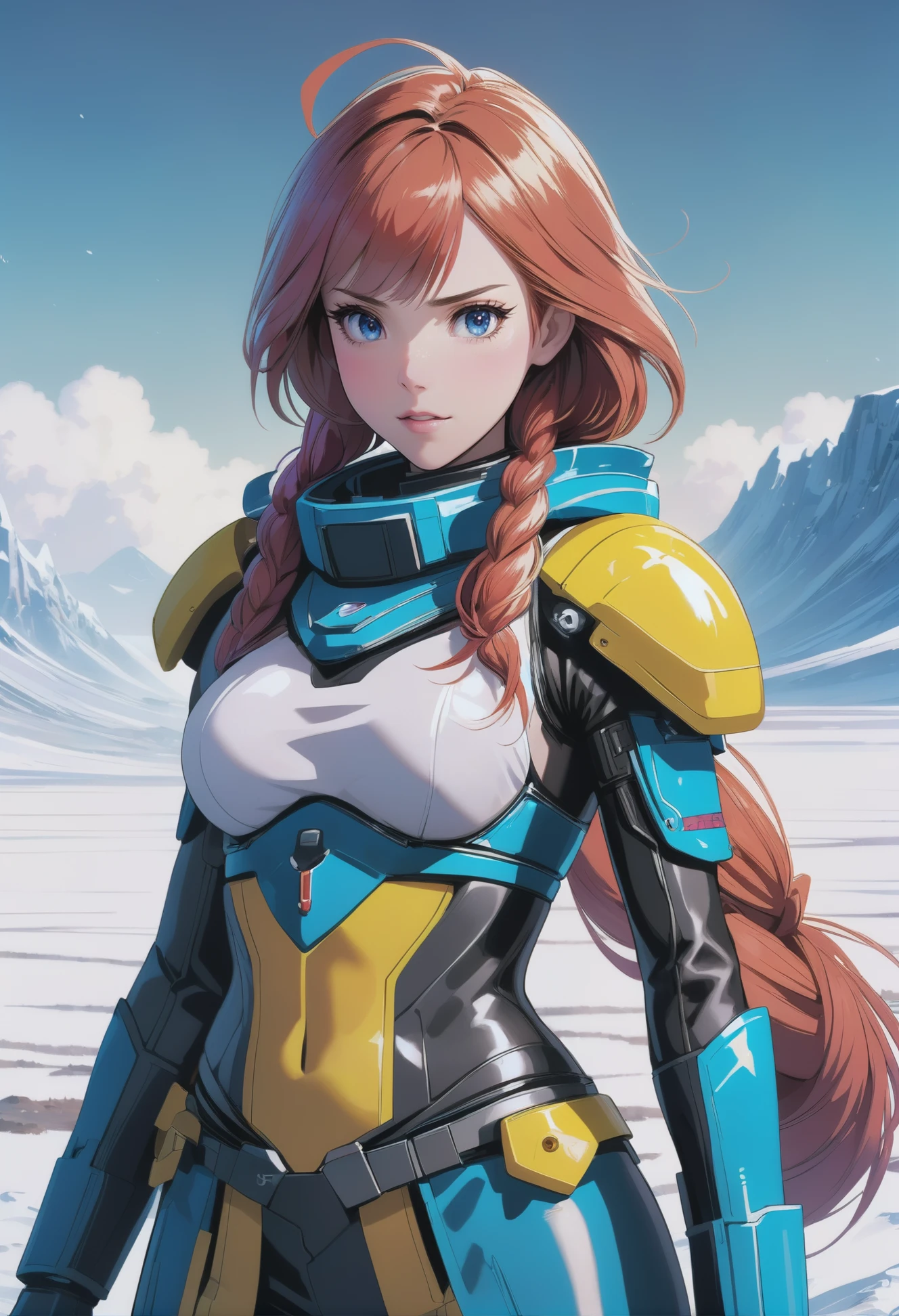 digital painting, anime movie promotional still, noon, scenery, in a cromulent Cryogenic Plains