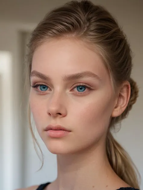 <lora:quiron_Lauren DeGraaf_v1130_Lora:0.77> laurendegraafquiron, laurendegraaf, solo, lips, realistic, blue eyes, (realistic texture skin),  sidelighting, best shadow, RAW, (Dutch angle),