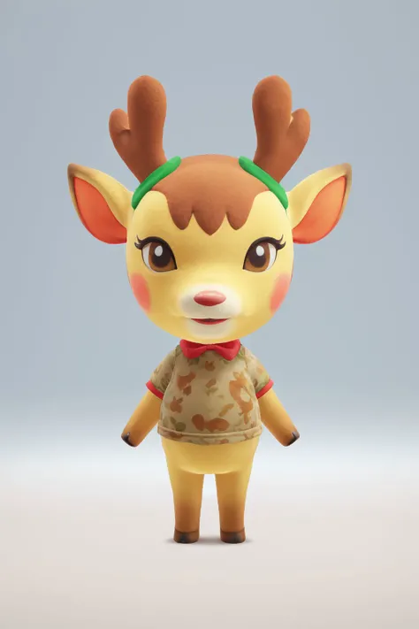 amazing photograph, masterpiece, best quality, absurdres, high detail, ultra detail, intricate detail, sharp focus, character focus, (photorealistic:1.4), (realistic fur texture, realistic fur), BREAK, amazing portrait of ZyreDeerboi, furry, anthro, deer, 1boy, from front, deer ears, torso shot, face shot, red hair, brown fur, tan fur on chest and face, deer facial features, cute, green eyes, fawn spots, pink and white striped detached sleeves, pink and white striped detached thong panties, pink and white striped detached stockings, black leather collar, antlers, <lora:Zyre_Deerboi:0.7>, (in a bedroom, on a bed:1.3), (on all fours, on hands and knees, leaning forward, face close to viewer:1.3), (smile, sticking out tongue, cheeky, mischievous),