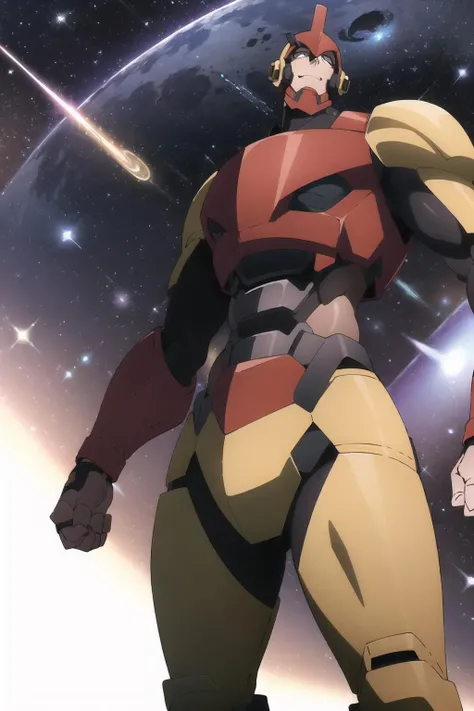 mecha, space, stars, outer space