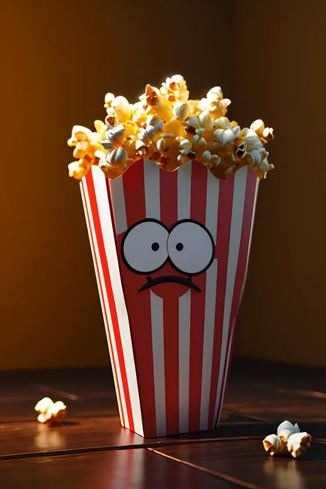 master piece,high quality,a popcorn,cartoon Character,3D,C4D,blender,<lora:ãå¡éIPãé£ç©å¤¸å¼ æäºº æç»&3D飿 ¼_v1.0:0.8>,