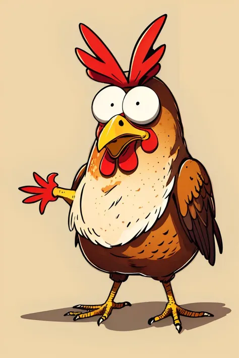 master piece,high quality,an Roasted chicken,cartoon Character,<lora:ãå¡éIPãé£ç©å¤¸å¼ æäºº æç»&3D飿 ¼_v1.0:0.8>,