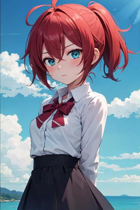 masterpiece,best quality,upper body,1girl,collared_shirt and flared_skirt as material3,aqua theme,tempera \(medium\),framed,spiked hair,small breasts,rolling eyes,determined,atmospheric perspective
Negative prompt: (EasyNegative), (bad-hands-5), an6, verybadimagenegative_v1.3, (worst quality, low quality:1.2), (missing fingers, missing hands, missing legs:1.4) (extra limbs, extra fingers, extra hands, extra legs:1.4), (mutate fingers, mutated hands, mutated legs:1.4), (malformed hands, malformed fingers, malformed legs:1.4), (poorly drawn hands, poorly drawn face), (text, signature, watermark, username),nsfw,
Steps: 20, Sampler: DPM++ 2M Karras, CFG scale: 5, Seed: 1574704192, Size: 512x768,