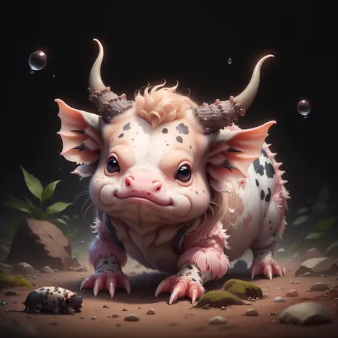 <lora:BovineDNA:0.8>, bovinedna ,
cute axolotl,