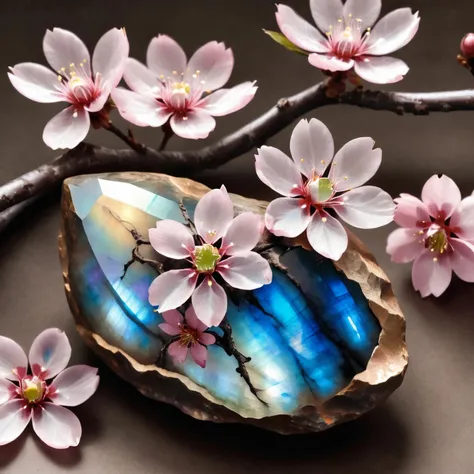 flower, sakura <lora:LabradoriteStyleAIXL:0.6> LabradoriteStyleAI