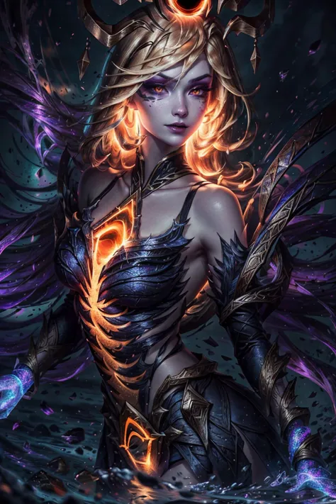 Mulher monstro de anime no estilo one punch man