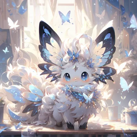 <lora:fairy:1> Butterfly fairy,simple background,white background