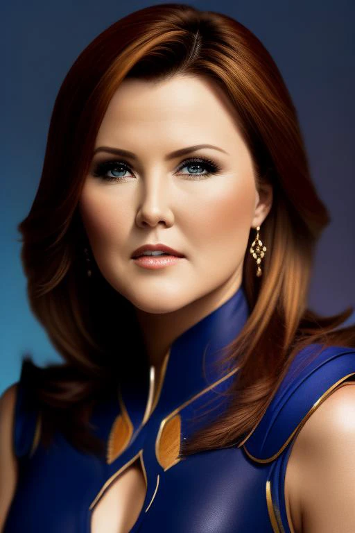 Extricated, UltraHD portrait photo of Lucy Lawless.