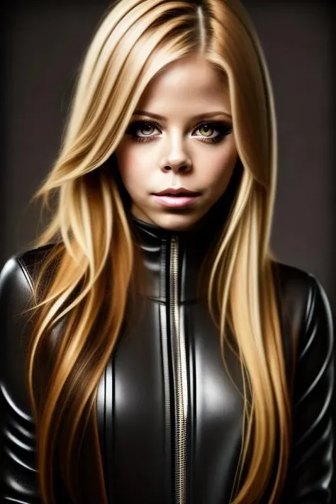 UltraHD portrait of Avril Lavigne.