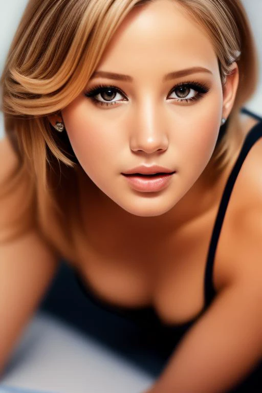 Extricated, UltraHD portrait photo of Jennifer Lawrence.