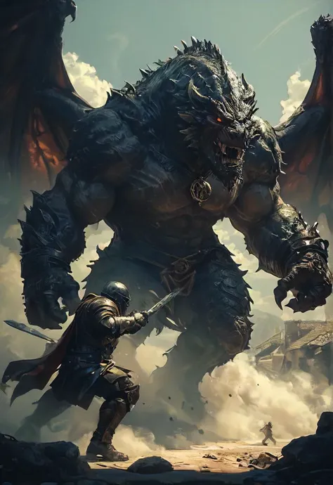there is no way i'm gonna fight that thing in a boss battle, run!, intricate, atmospheric, shadows, low-key, fragile, shadows, <lora:XL_boss_battle:0.6>, <lora:EldritchRomanceIllustration:0.5>