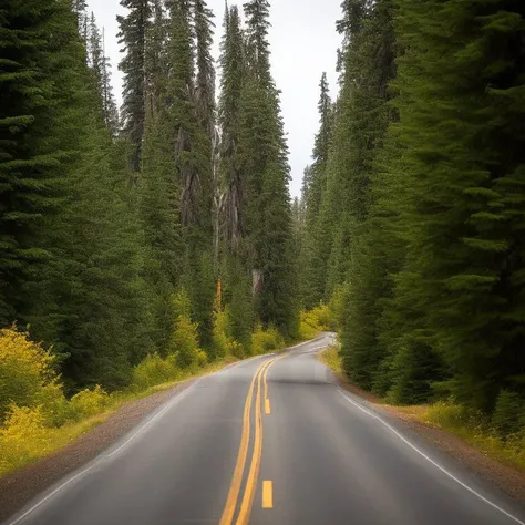 <lora:scenicroad:1.0>, a photo of scenicroad, Washington