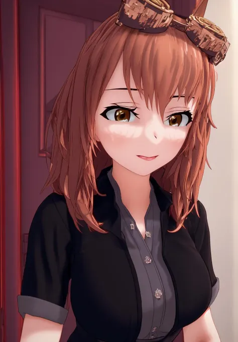 sfw, <lora:lucy:0.8>, lucy, 1girl, solo,, (acclaimed, alluring, captivating, exciting, gorgeous, striking:1.3), seductive, (highly detailed, high quality:1.3)