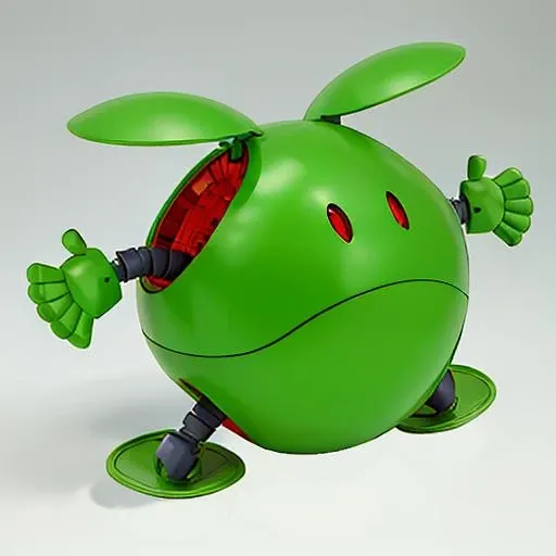retro_artstyle,anime_style,anime_coloring,style_parody,parody,
<lora:haro017:0.6>,
haro,
robot mode,
outstretched_legs,open_hatch,outstretched_arms,
haro,1robot,solo,red eyes,no eyebrows,closed mouth,green paint,outline,open hatch,hatch up,outstretched arms,cable arms,outstretched legs,cable legs,dish type foot,full body,no humans,non-humanoid robot,mechanization,science fiction,mecha,