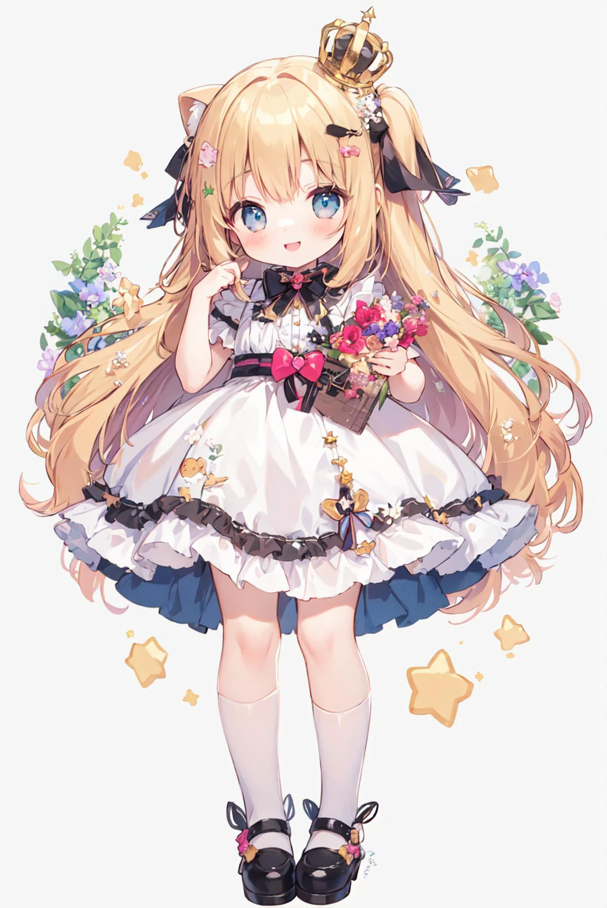 ((masterpiece, high quality, highres, 8k, 4k)), full body, light backgound, cute background, ((standing)),
BREAK
Catears crown her head so light,
A 's heart takes joyful flight,
With cute expression, eyes that gleam,
In simple backdrop, like a dream.
BREAK
Happiness painted in every line,
Catears accentuate a charm so fine,
A simple background, colors serene,
Where her radiant spirit is clearly seen.
BREAK
A smile that twinkles, like stars above,
Catears framing innocence and love,
In art's embrace, a portrait pure,
A little girlever endure.