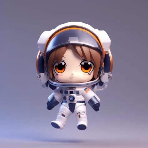 chibi figure, 1 girl, (astronaut), <lora:figure_chibi:0.8>