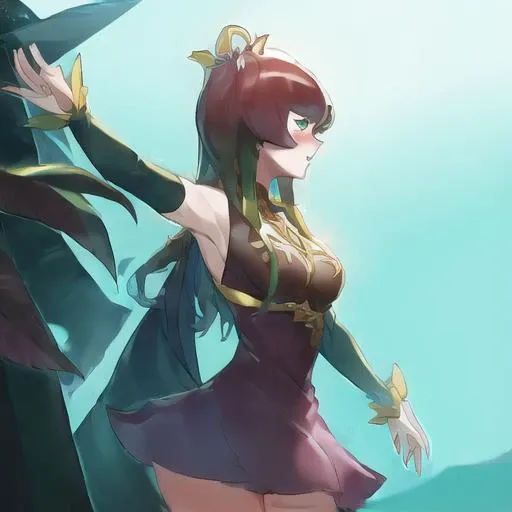 ((masterpiece)), best quality, perfect anatomy, (1girl, solo focus:1.4), <lora:digimon_lillymon:0.8>