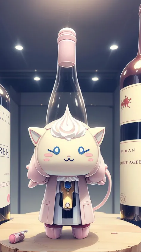 WhippedCreamTopStyle Wine bottle opener <lora:WhippedCreamTopStyle:0.6> Wine bottle opener, kawaiitech pastel color scifi kawaii Wine bottle opener <lora:KawaiiTech-20:0.6>Wine bottle opener, (Masterpiece:1.3) (best quality:1.2) (high quality:1.1)